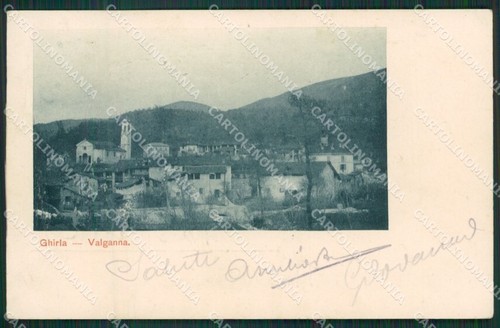 Varese ghirla pieghe - pieghe, cartolina