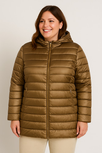 Giaccone donna cappuccio zip - giaccone,