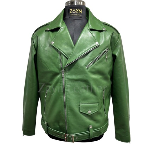 Giacca motociclista verde - giacca, da