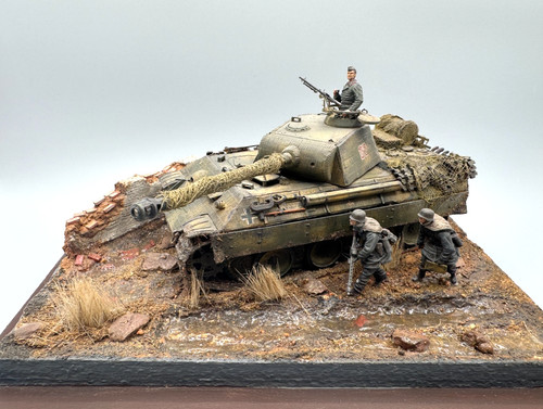 Diorama pantera tedesca 35 - pantera, 1:35
