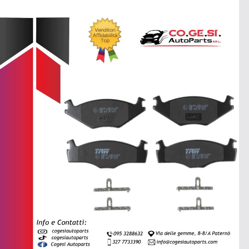 Kit pastiglie freno - freno, anteriore