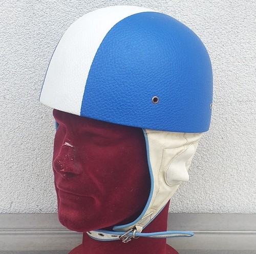 Casco motociclista vintage