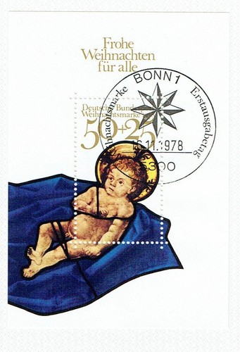 Germania 1978 natale vetrata - natale,