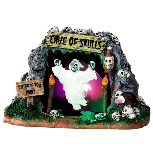 Lemax cave skulls - of,