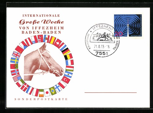 Cartolina iffezheim grande - cartolina,