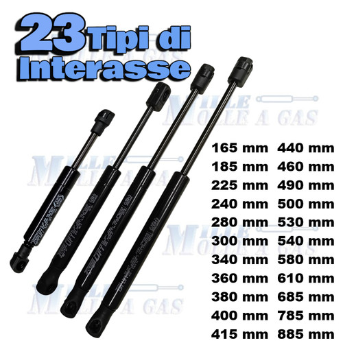 Pistone gas molla a - 1,