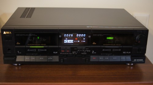 Aiwa wx808 cassette deck - aiwa, ad-wx808