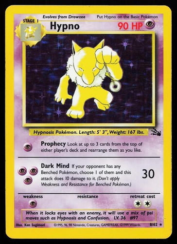 Hypno unlimited holo - holo, rare
