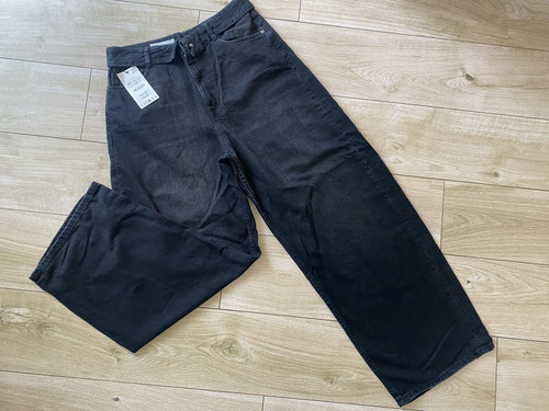 Jeans donna nero zara larghi - donna,