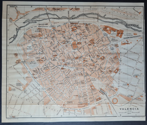 Antica mappa del 1901 - ,