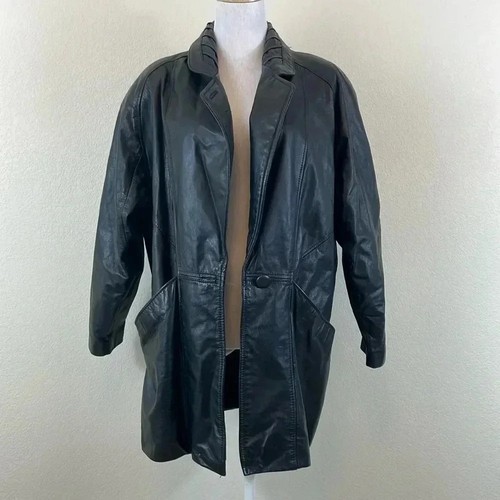 Giacca pelle nera - di, donna