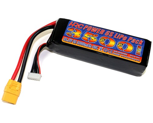 Batteria hrc racing lipo - racing, 6s