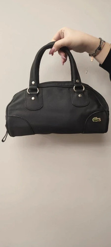 Borsa lacoste nera vintage - lacoste,