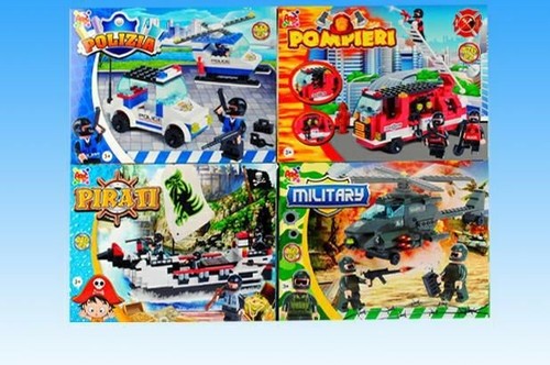 Set gioco blocchi costruzioni - set,