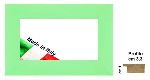 Cornice verde menta liscia - cornice,