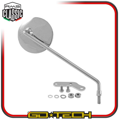 Specchietto destro cromato - specchietto,