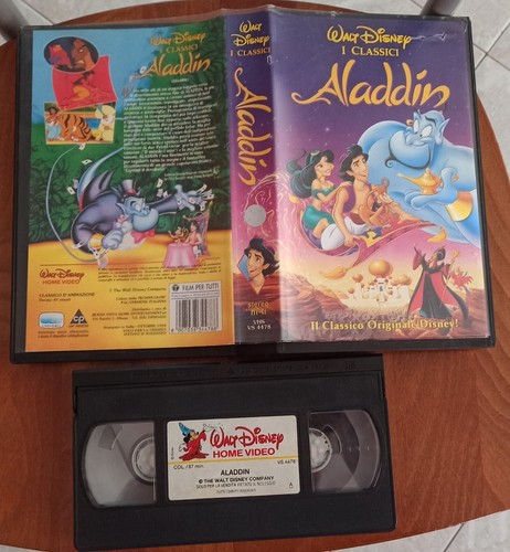 Vhs aladdin classici - i, walt