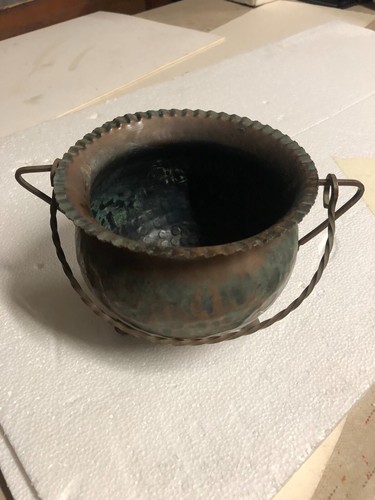Secchiello rame antico - in,