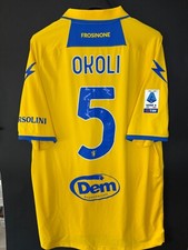Maglia Okoli match worn issued Frosinone indossata preparata serie a XXL Zeus