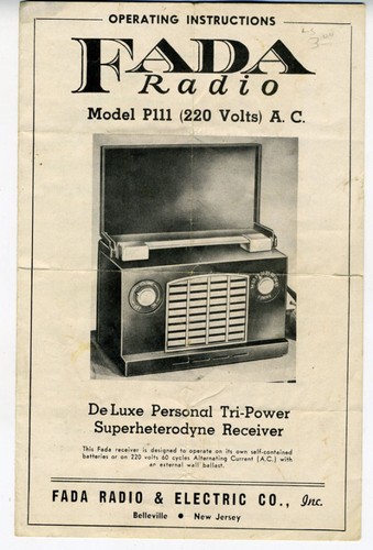 Brochure funzionante radio