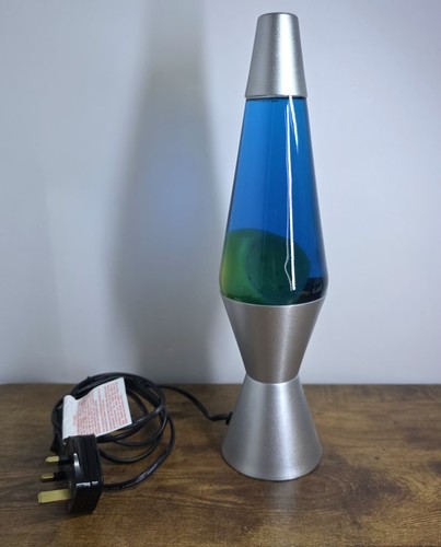 Lampada lava argento retrò