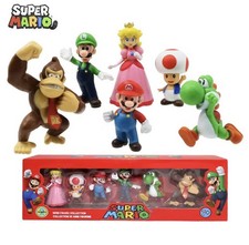 Set 6 Action Figure Mario Bros
