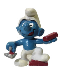 Puffi smurfs puffo muratore - puffi,