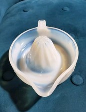 Antico Spremiagrumi McKee Sunkist Opale Bianco (Opalescente) Effetto Frittura