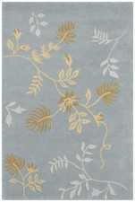 Tappeto moderno - blu -