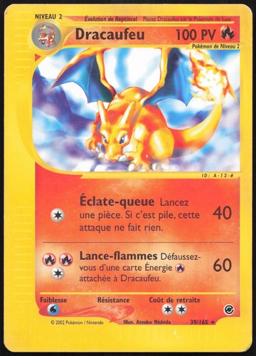 Carte pokémon dracaufeu - carte,