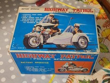 GIOCATTOLI D'EPOCA - HIGHWAY PATROL POLICE SPECIAL - MOTO - CON SCATOLA