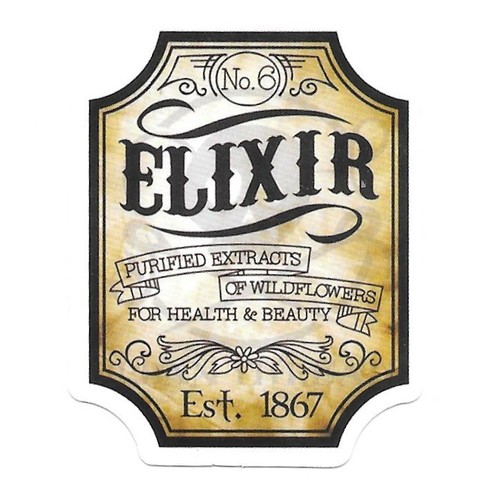 Elisir etichetta salute - n.,