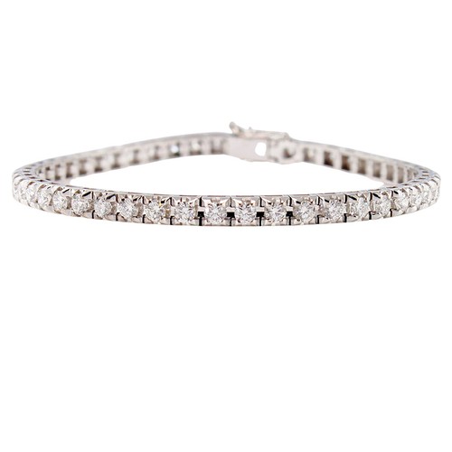 Bracciale tennis uomo oro - in,