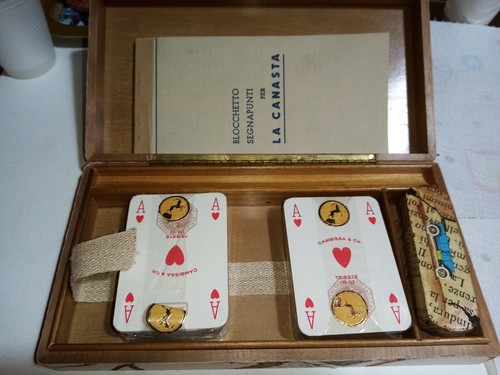 Cofanetto carte gioco - cofanetto, da