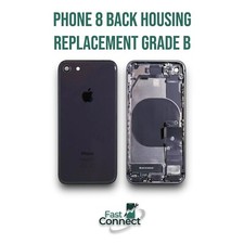 Custodia posteriore iPhone 8 telaio di ricambio nero grigio siderale originale OEM grado B