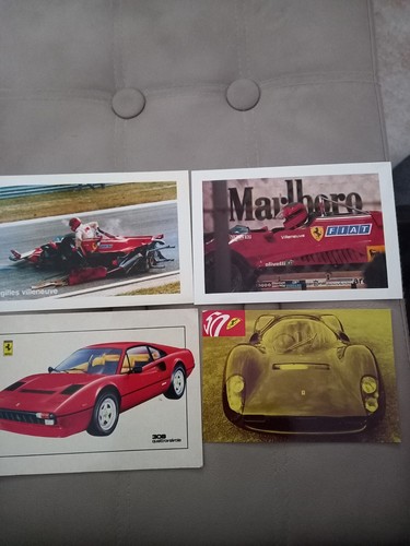 Lotto ferrari 4 - 4, cartoline