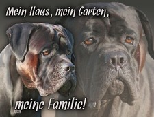 CANE CORSO cartello per cani