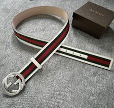 Autentica cintura Gucci bianca