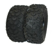 COPPIA 2 GOMME QUAD 145/70-6 PNEUMATICI RUOTE 145X70-6 TASSELLATE