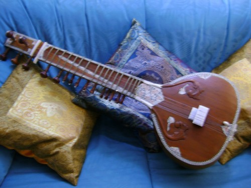Sitar antico strumento - sitar,