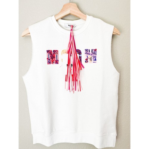 Felpa smanicata msgm bambina - smanicata,