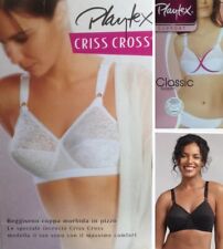 Reggiseno PLAYTEX CRISS CROSS 165 senza ferretto bianco nero beige coppa B C D.