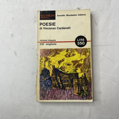 Vincenzo cardarelli poesie - vincenzo, ed