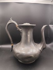 Antica Teiera/Brocca in Peltro di James Dixon & Sons, Sheffield, Inghilterra 