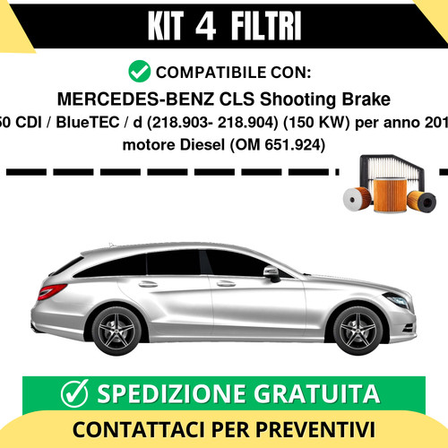 Kit filtri tagliando per - filtri,
