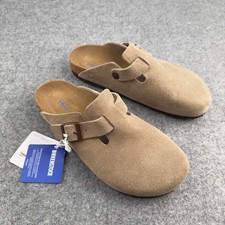 Zoccoli Birkenstock Boston Taupe Soft Footbed scarpe donna nuovi e con scatola
