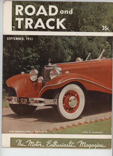 Road and track - track, september