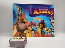 MADAGASCAR 3 ALBUM FIGURINE VUOTO + SET COMPLETO 2012 EDIBAS