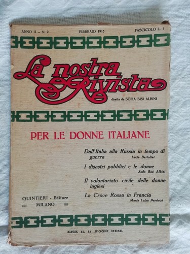 Nostra rivista anno n - anno, ii
