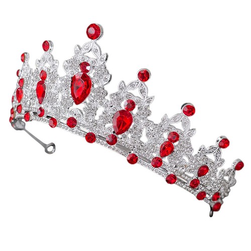 Elegante diadema rosso - , vintage